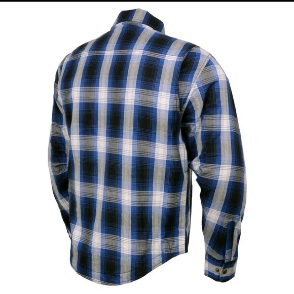 Milwaukee biker motorcycle jacket shirt with armour including back pad brand new - Picture 5 of 8